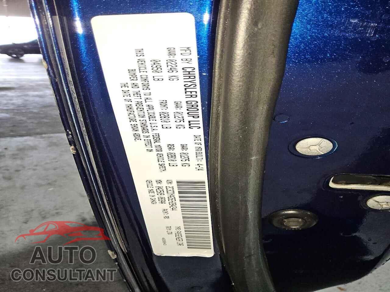 DODGE CHALLENGER 2014 - 2C3CDYAG5EH284244