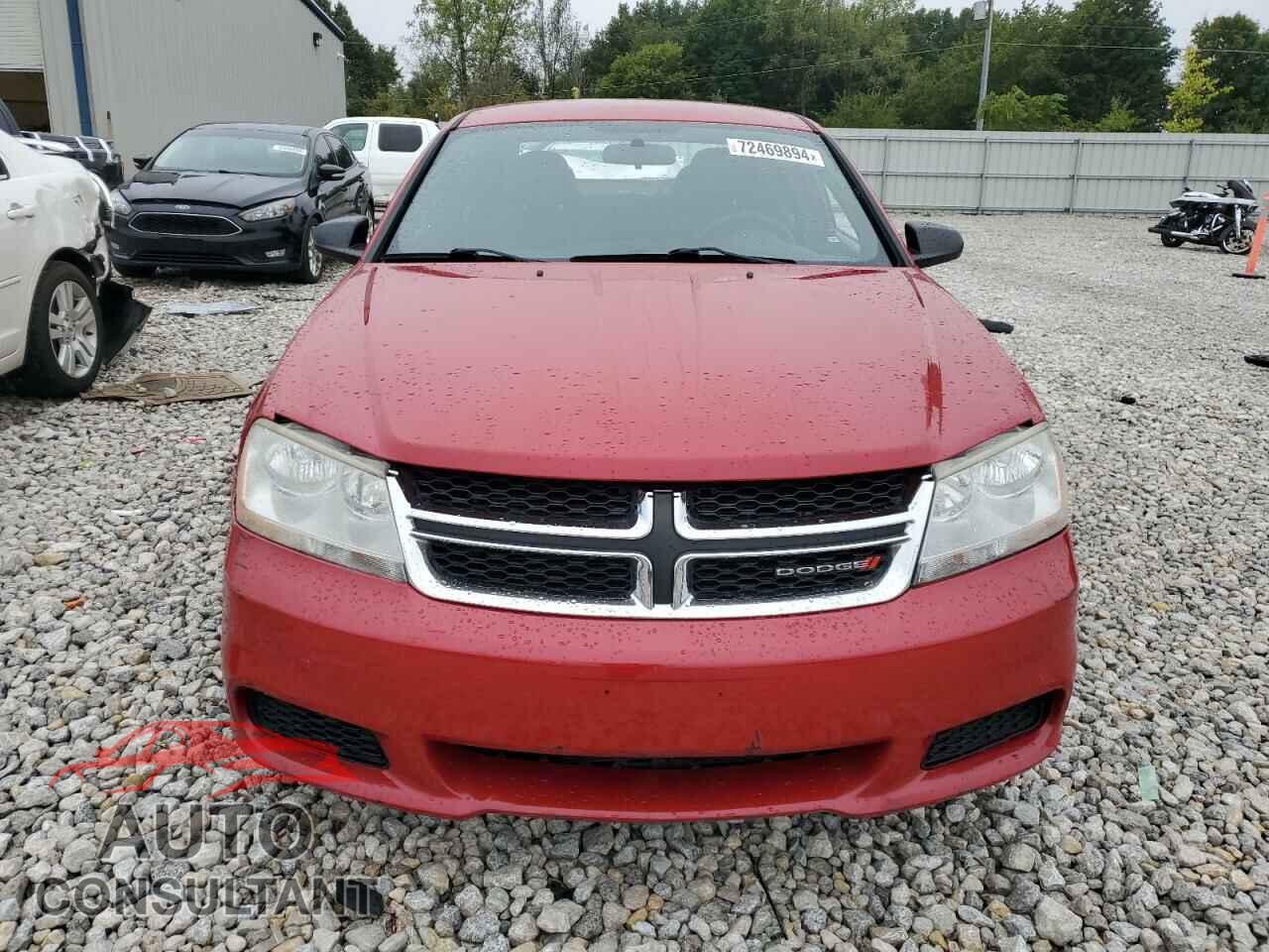 DODGE AVENGER 2013 - 1C3CDZAB2DN662925