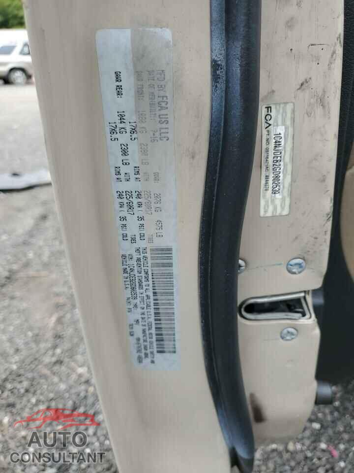 JEEP COMPASS 2016 - 1C4NJDEB2GD802539