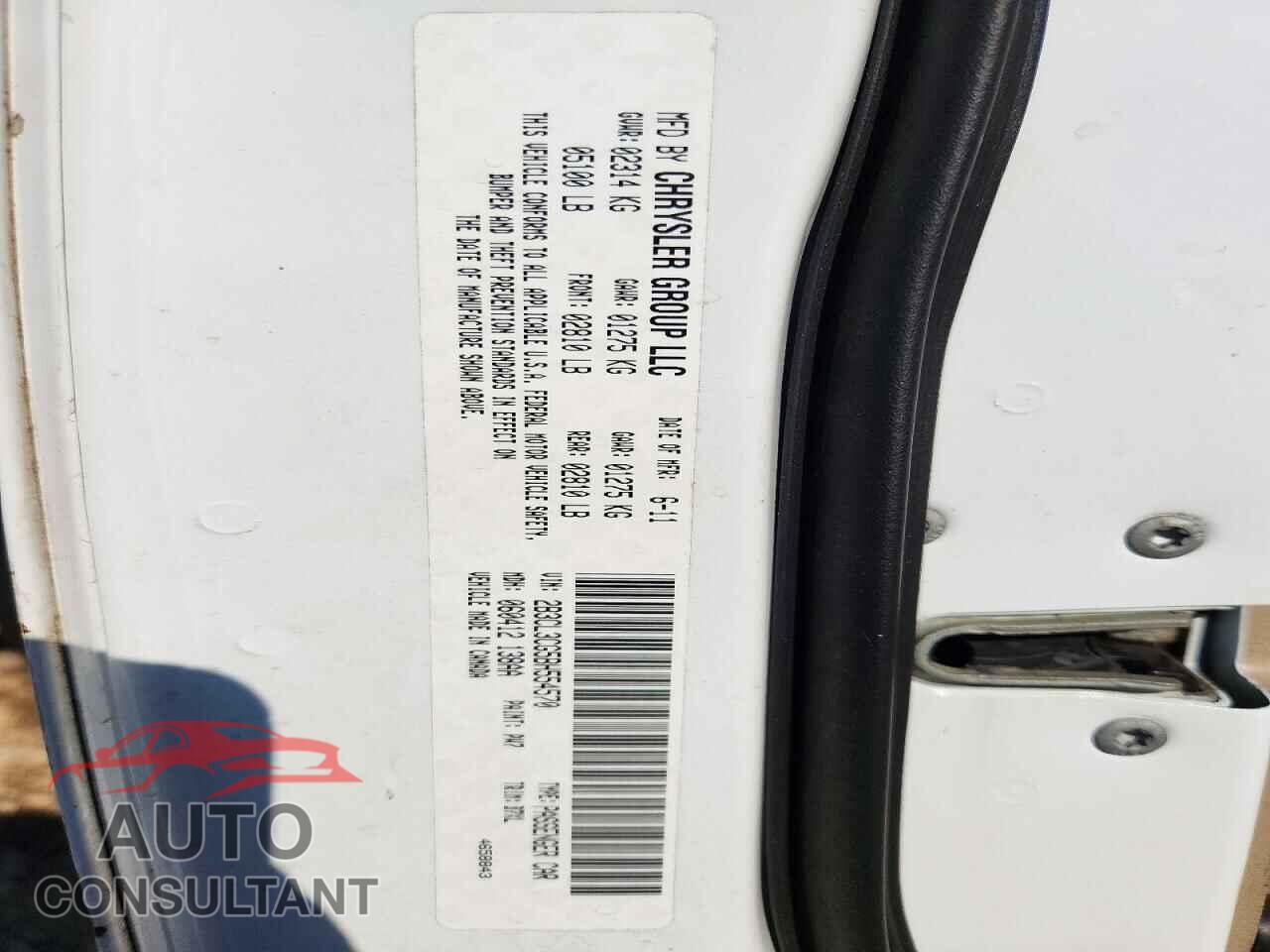 DODGE CHARGER 2011 - 2B3CL3CG5BH554570