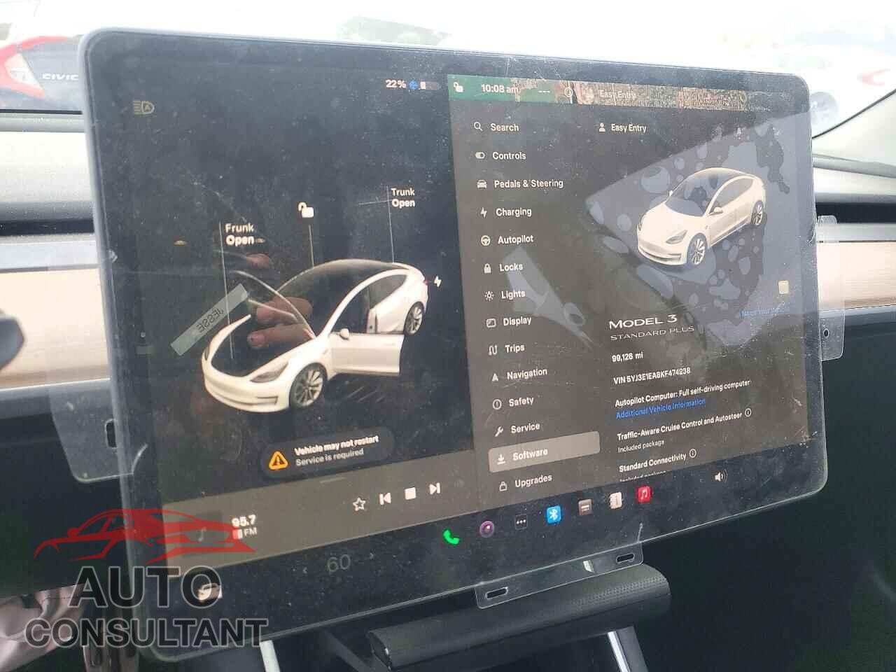 TESLA MODEL 3 2019 - 5YJ3E1EA8KF474238