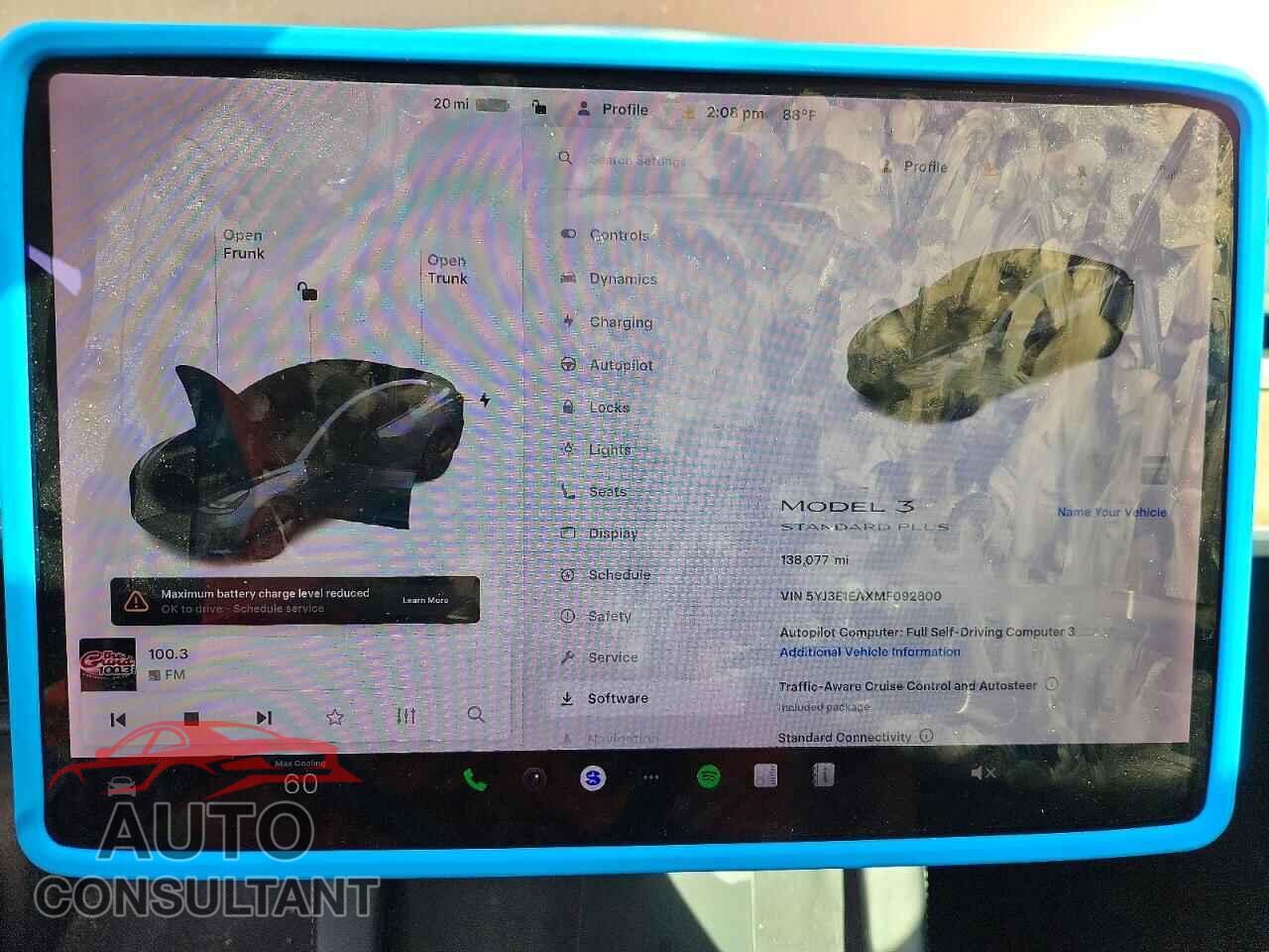 TESLA MODEL 3 2021 - 5YJ3E1EAXMF092800