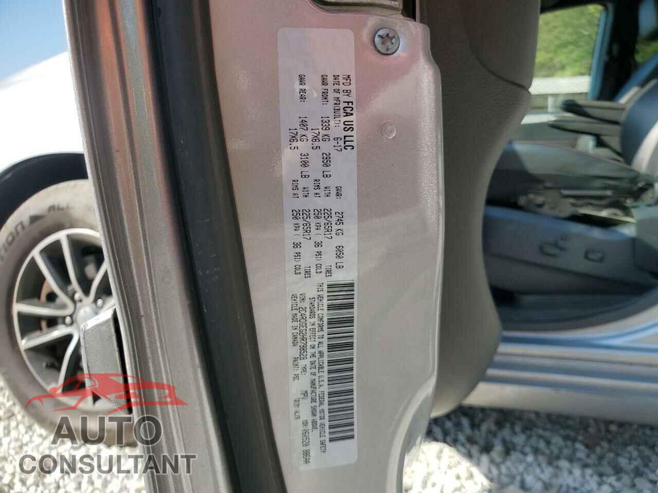 DODGE CARAVAN 2017 - 2C4RDGEG2HR798528