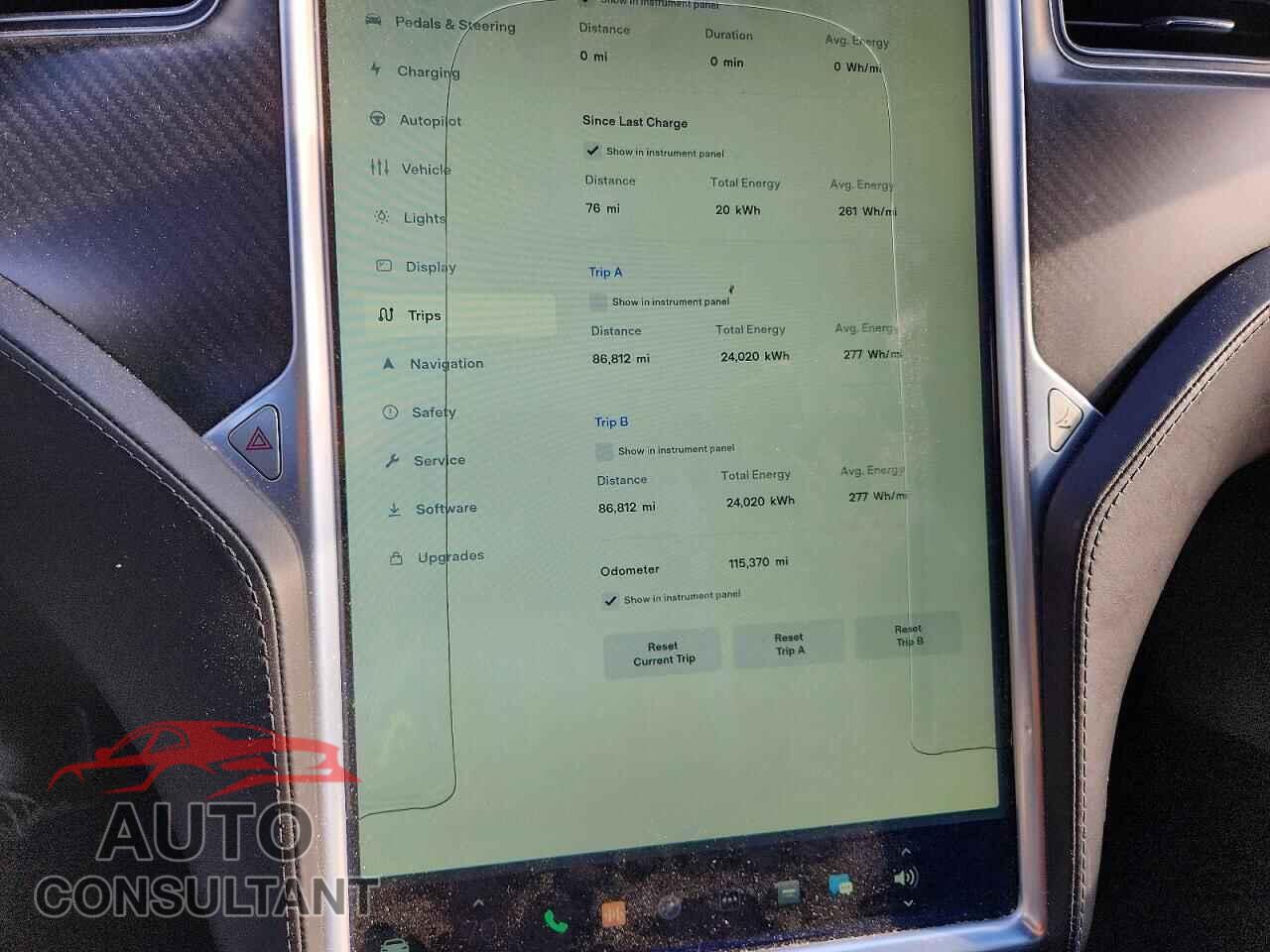 TESLA MODEL S 2015 - 5YJSA1H28FF087531