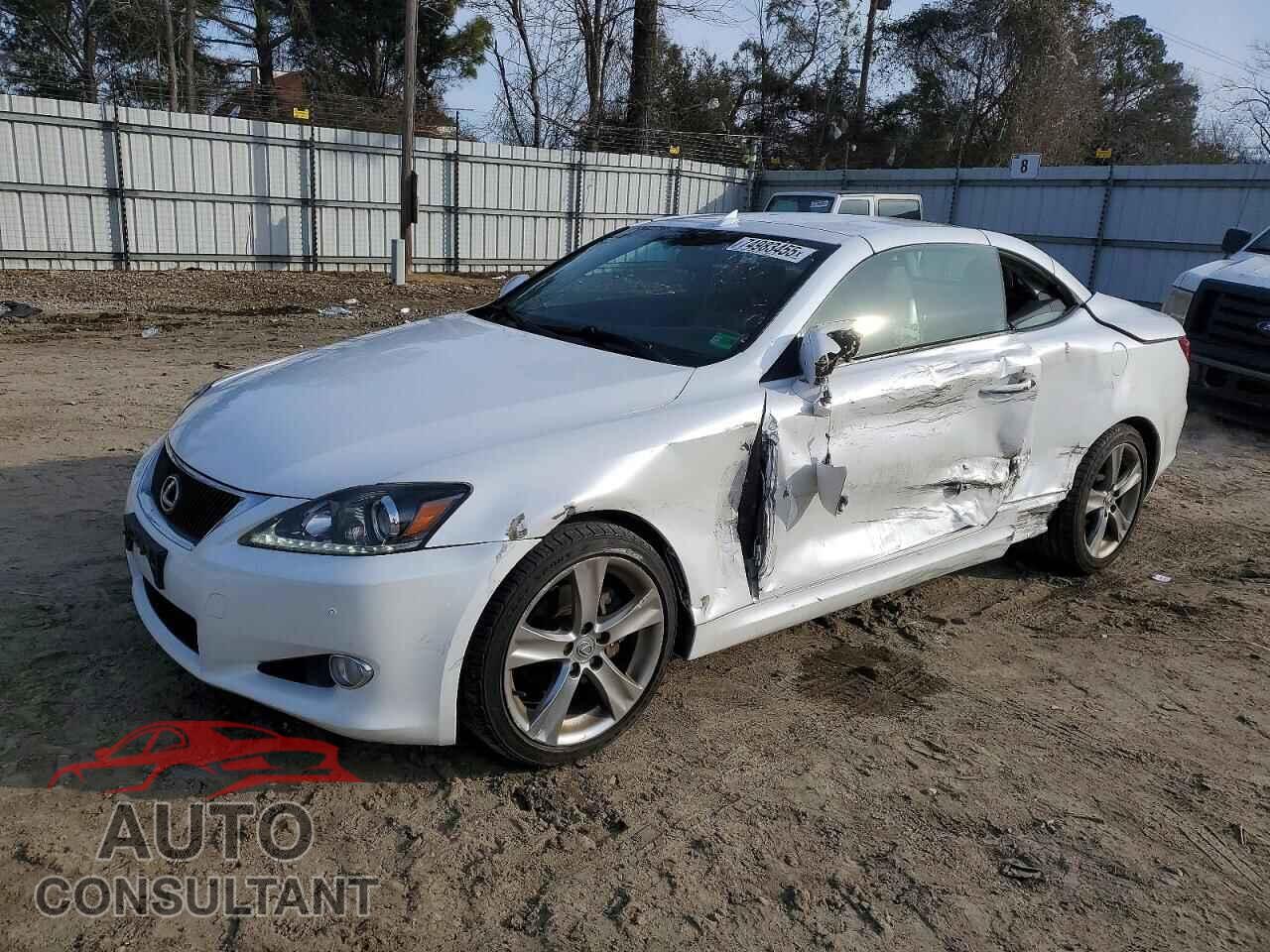 LEXUS IS 2012 - JTHFF2C23C2524624