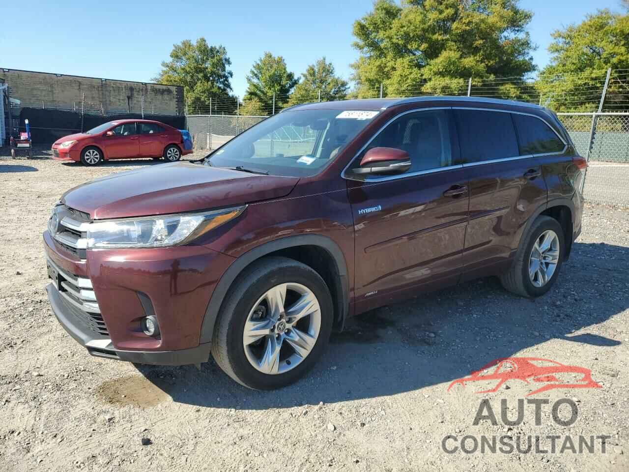 TOYOTA HIGHLANDER 2019 - 5TDDGRFH7KS067483