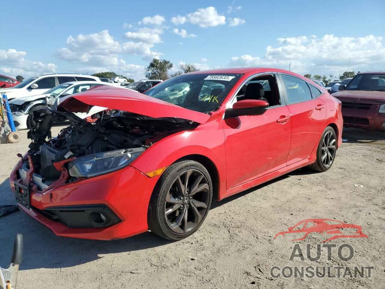 HONDA CIVIC 2019 - 2HGFC2F87KH552041