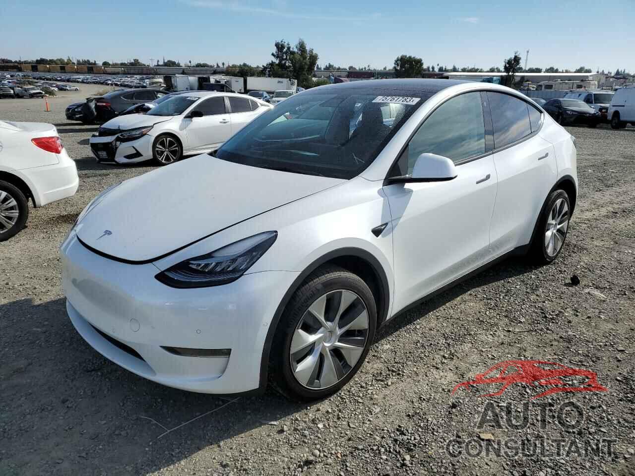 TESLA MODEL Y 2021 - 5YJYGDEEXMF296596