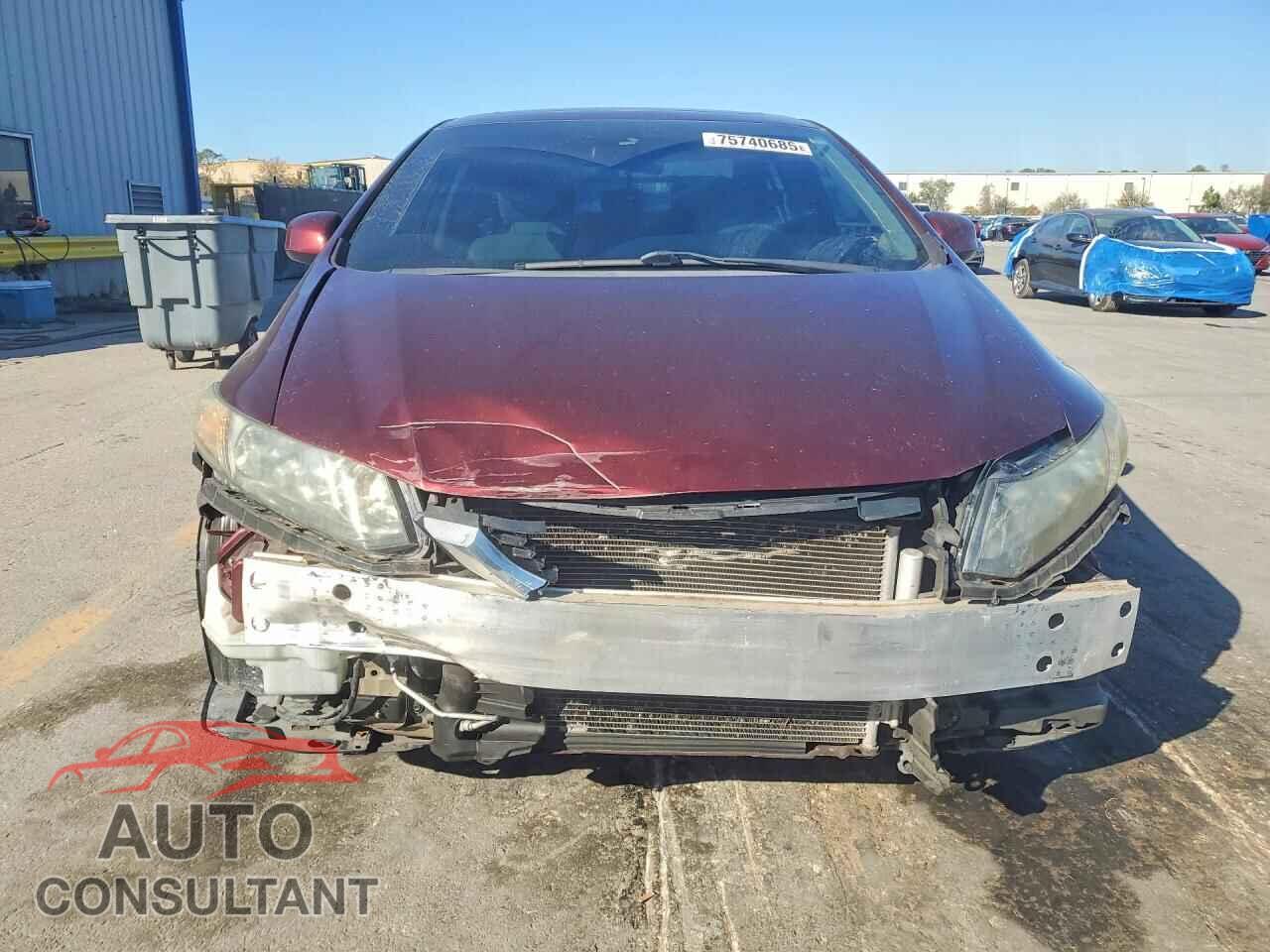 HONDA CIVIC 2013 - 19XFB2F82DE046780