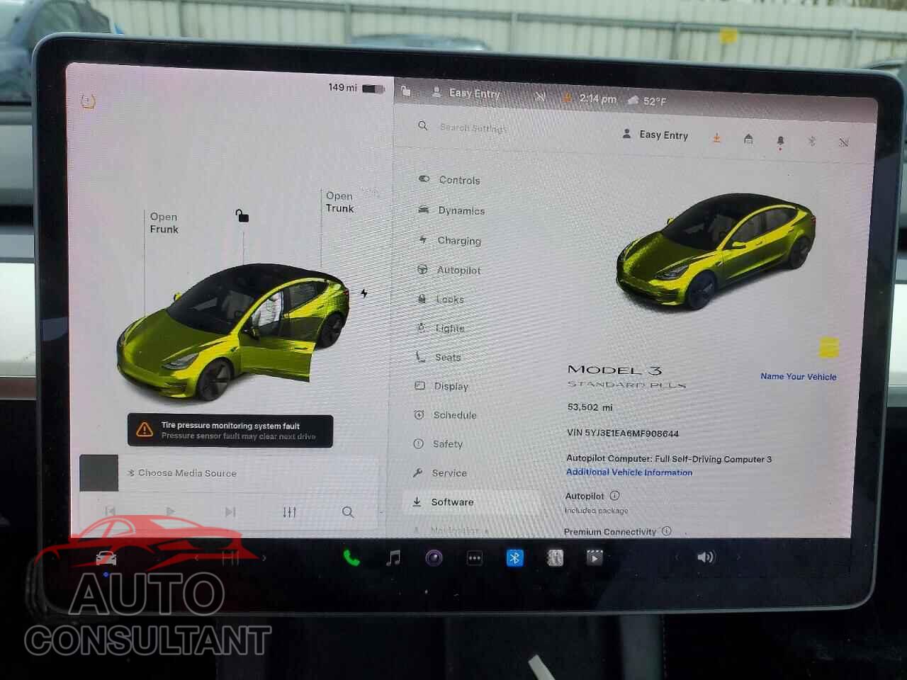 TESLA MODEL 3 2021 - 5YJ3E1EA6MF908644