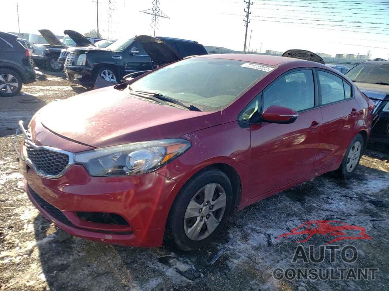 KIA FORTE 2016 - KNAFX4A69G5521339