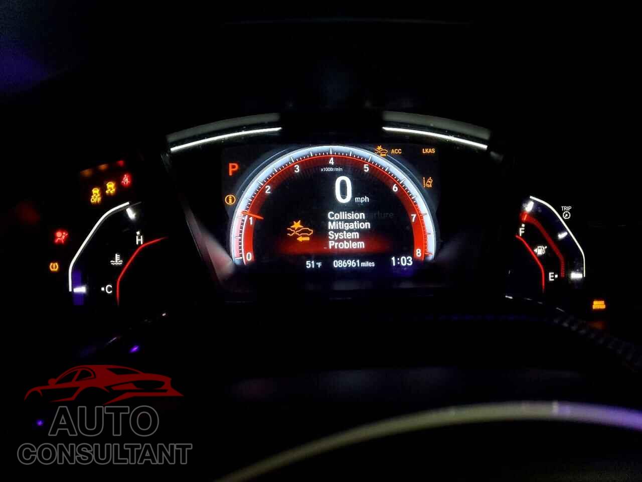 HONDA CIVIC 2019 - 2HGFC2F86KH516700