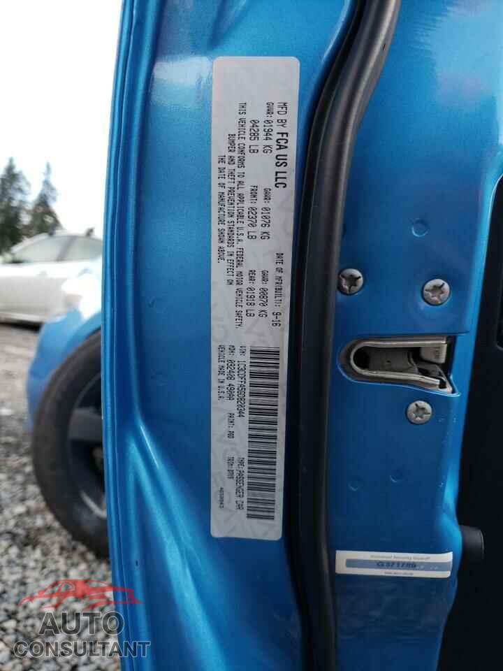 DODGE DART 2016 - 1C3CDFFA5GD820344