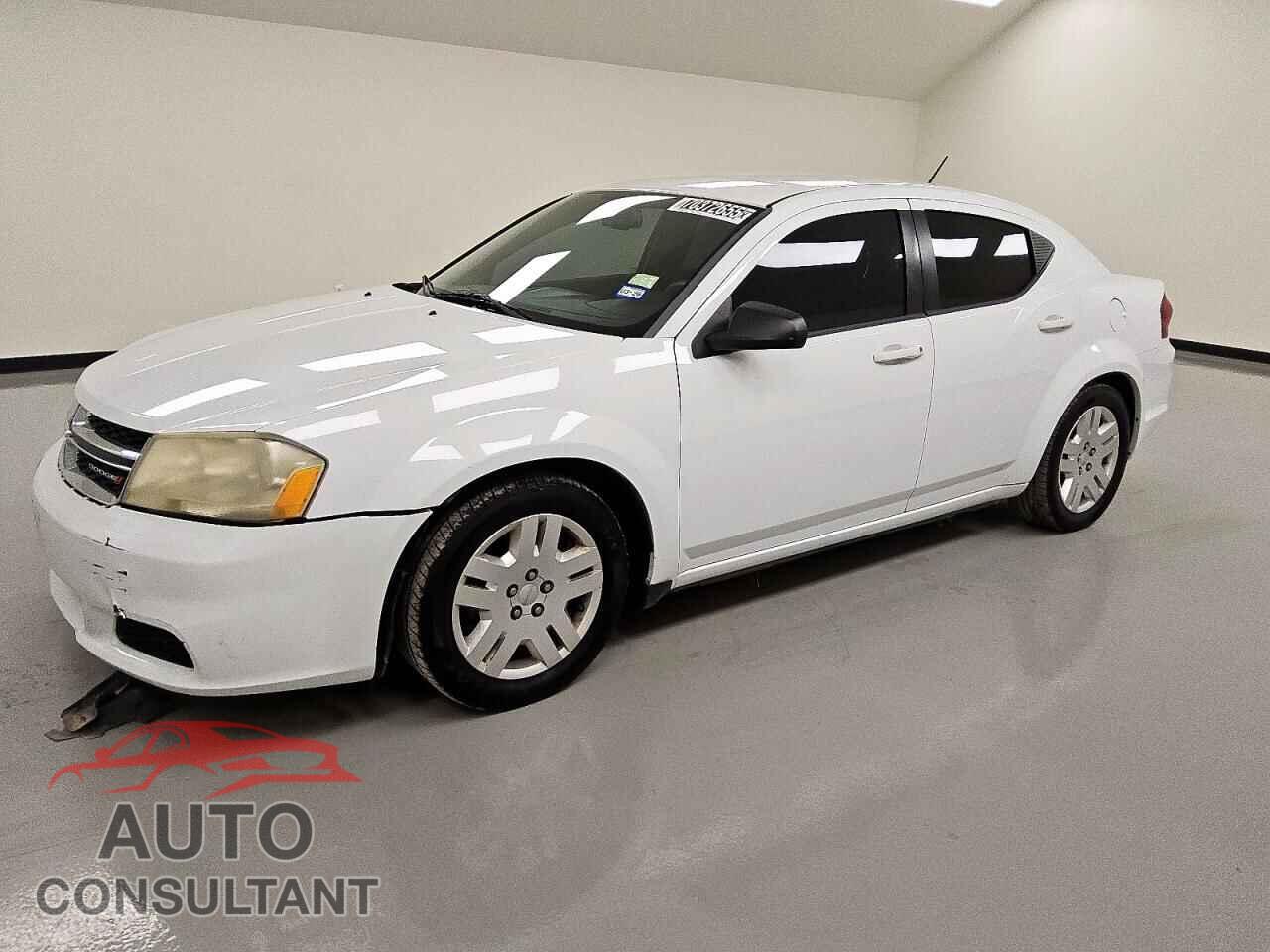 DODGE AVENGER 2013 - 1C3CDZAB1DN503166
