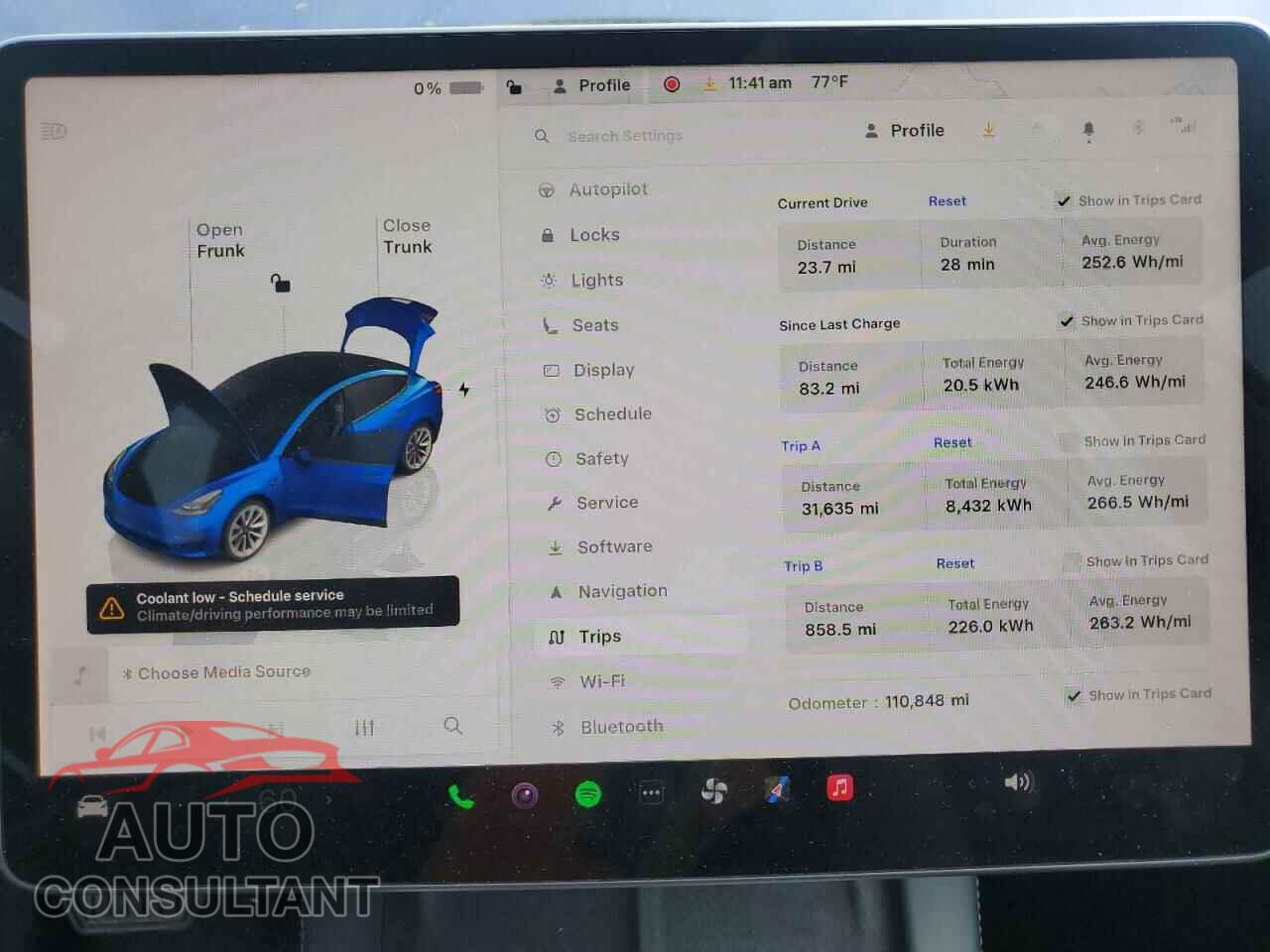 TESLA MODEL 3 2022 - 5YJ3E1EA5NF289908