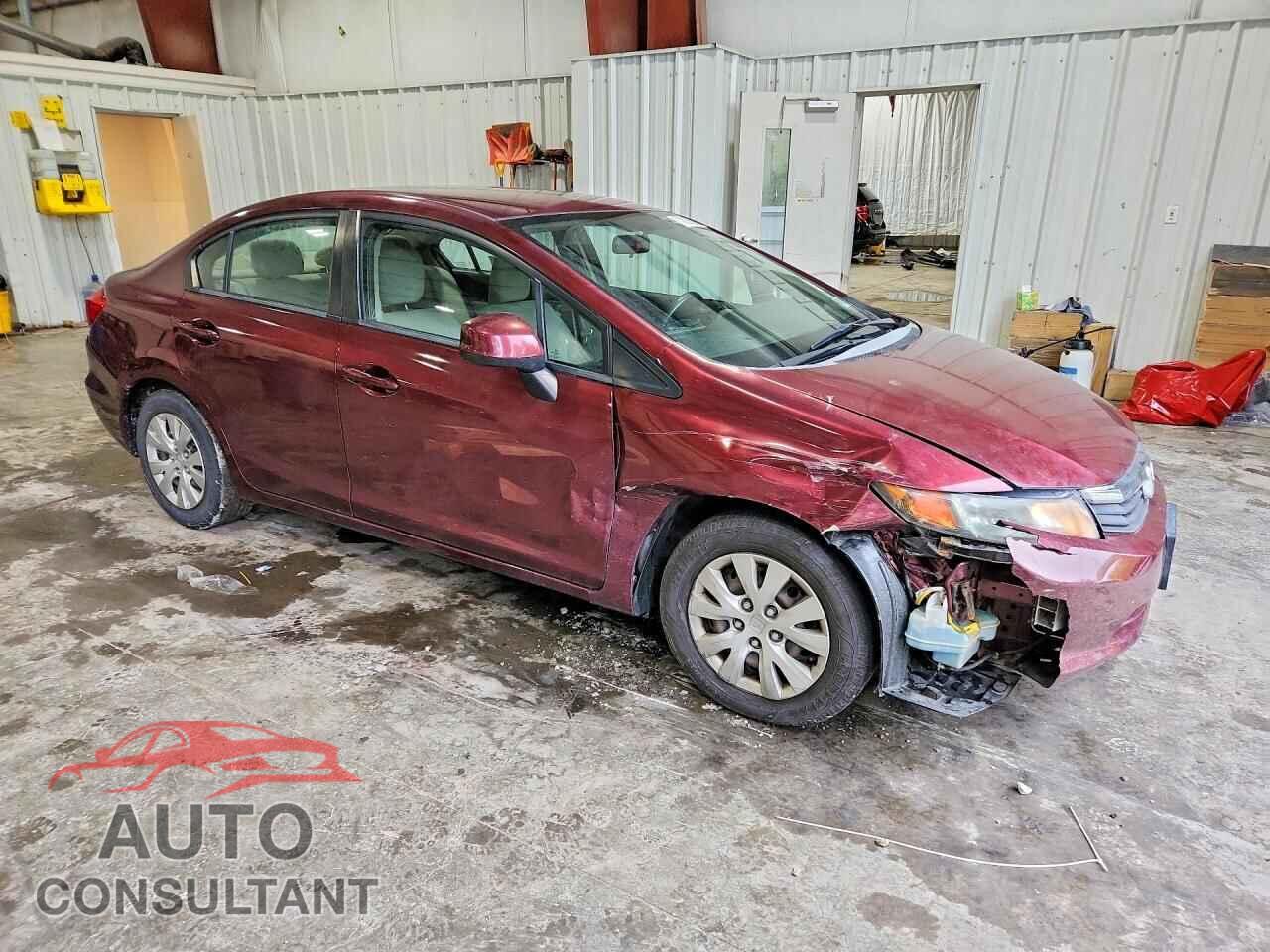 HONDA CIVIC 2012 - 2HGFB2F57CH554785