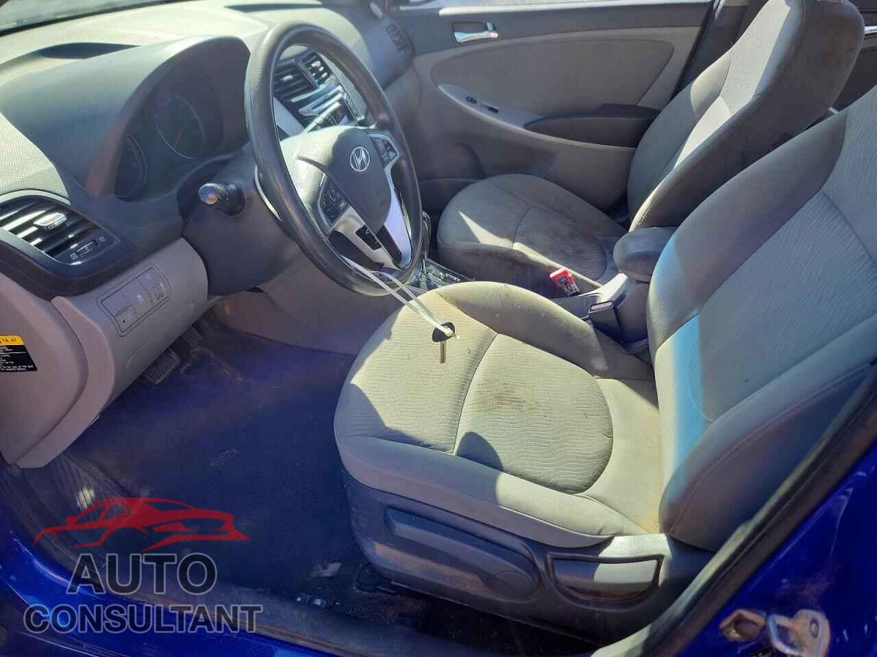 HYUNDAI ACCENT 2012 - KMHCU4AE6CU181293