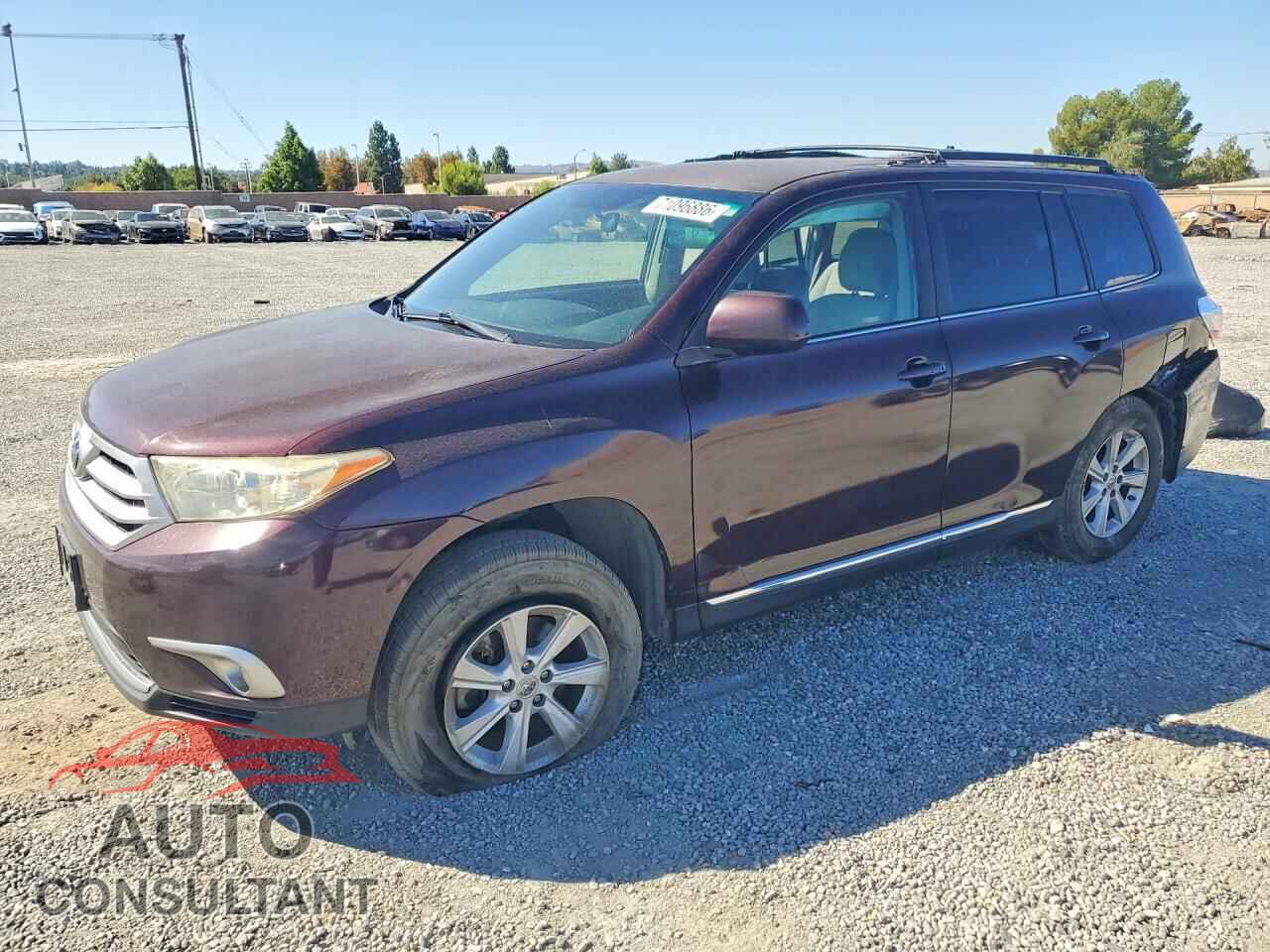 TOYOTA HIGHLANDER 2011 - 5TDZK3EH4BS028739