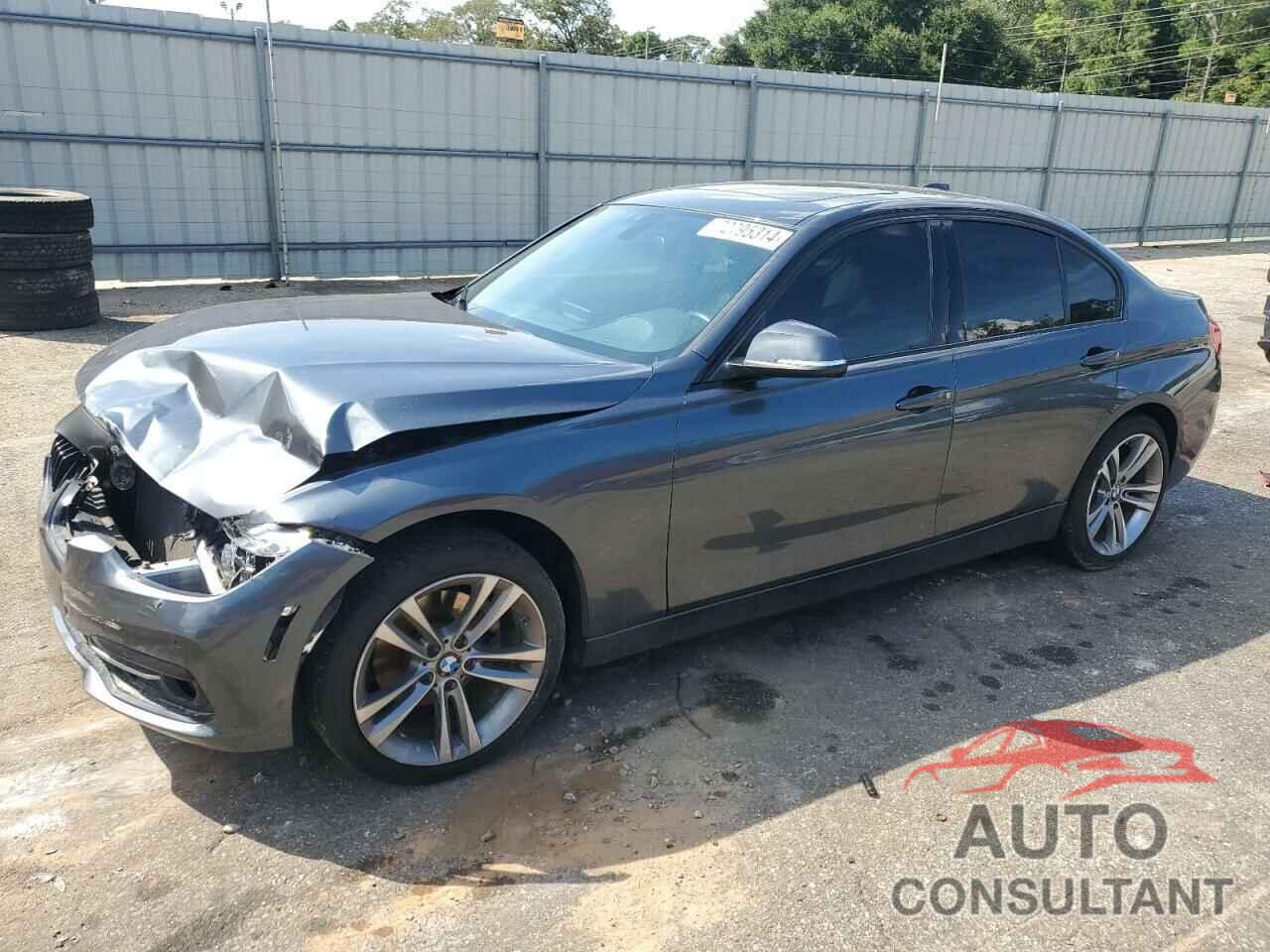 BMW 3 SERIES 2017 - WBA8B9G55HNU48636