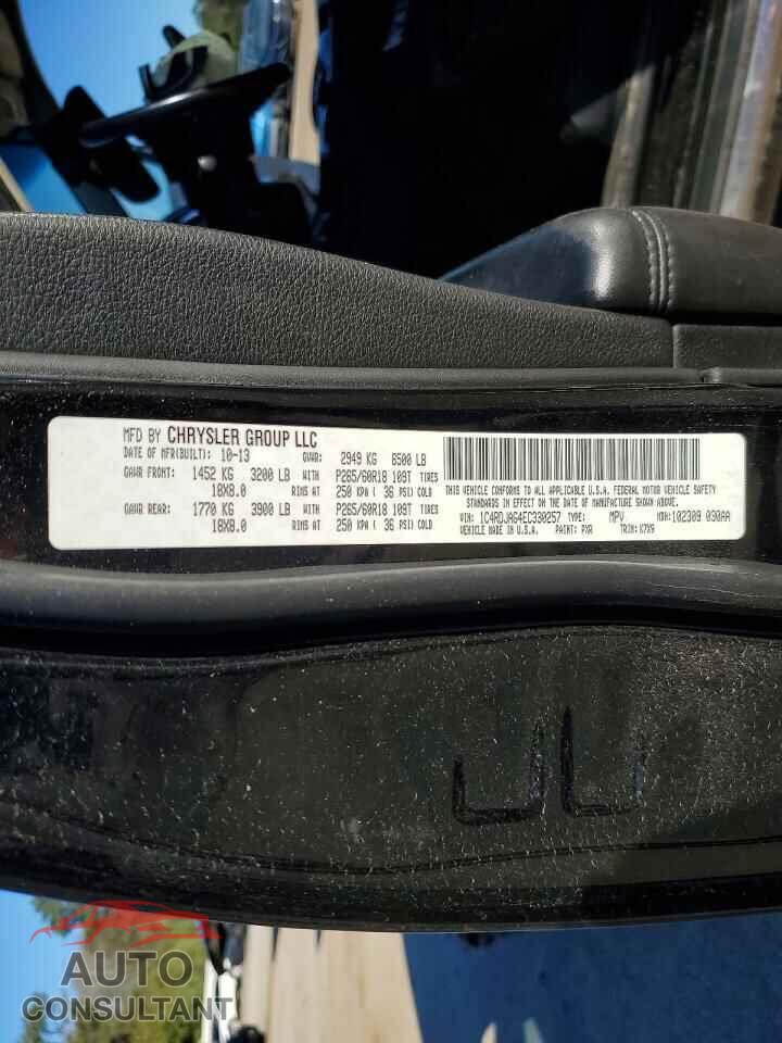 DODGE DURANGO 2014 - 1C4RDJAG4EC330257