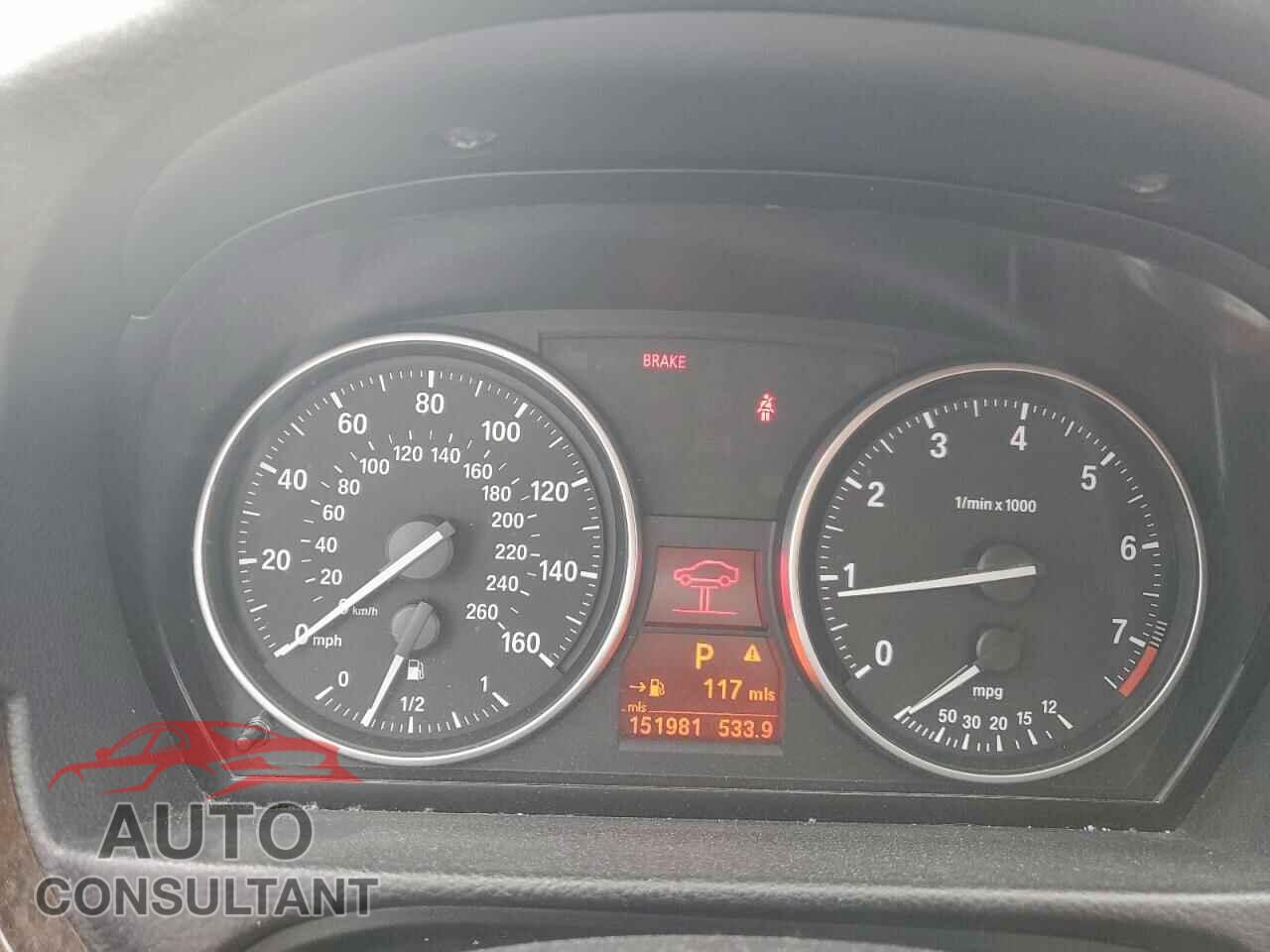 BMW 3 SERIES 2011 - WBAPH7C51BE851475