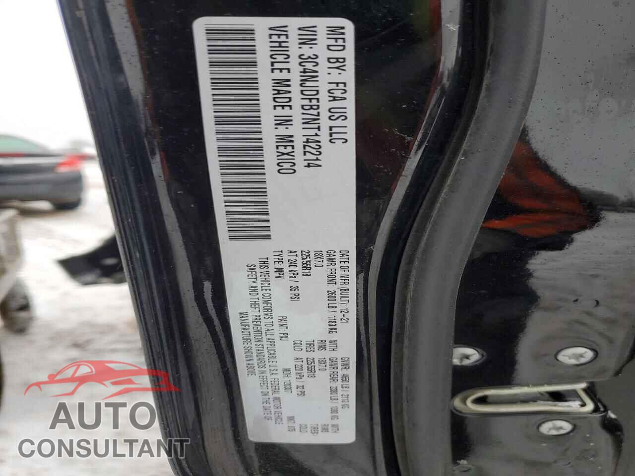 JEEP COMPASS 2022 - 3C4NJDFB7NT142214