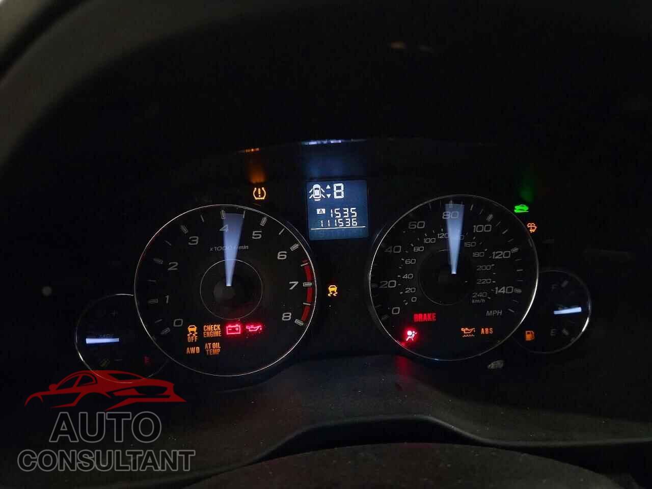 SUBARU OUTBACK 2012 - 4S4BRBCC6C3229989