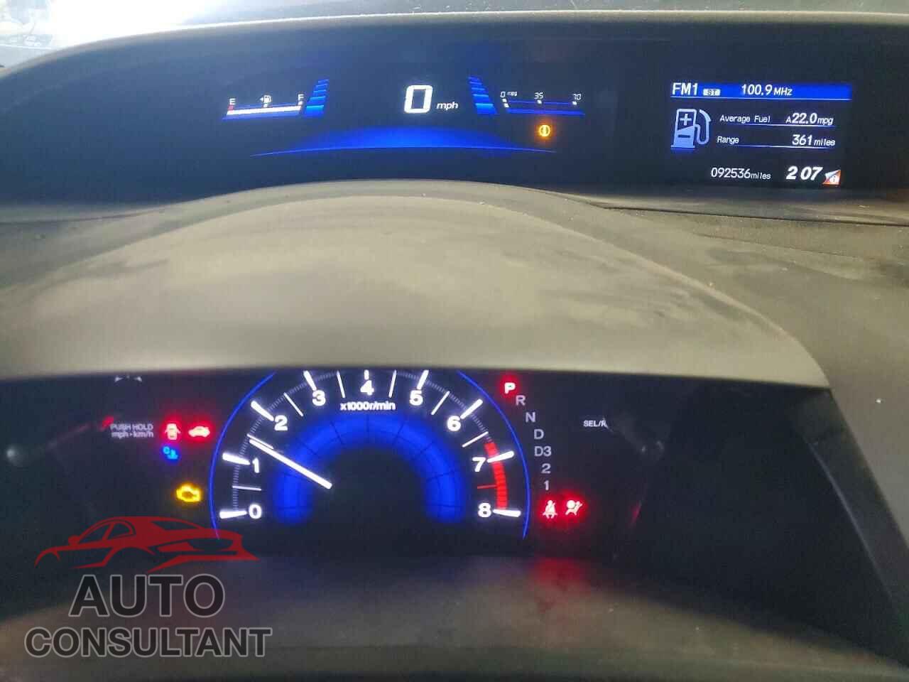 HONDA CIVIC 2012 - 19XFB2F57CE078967