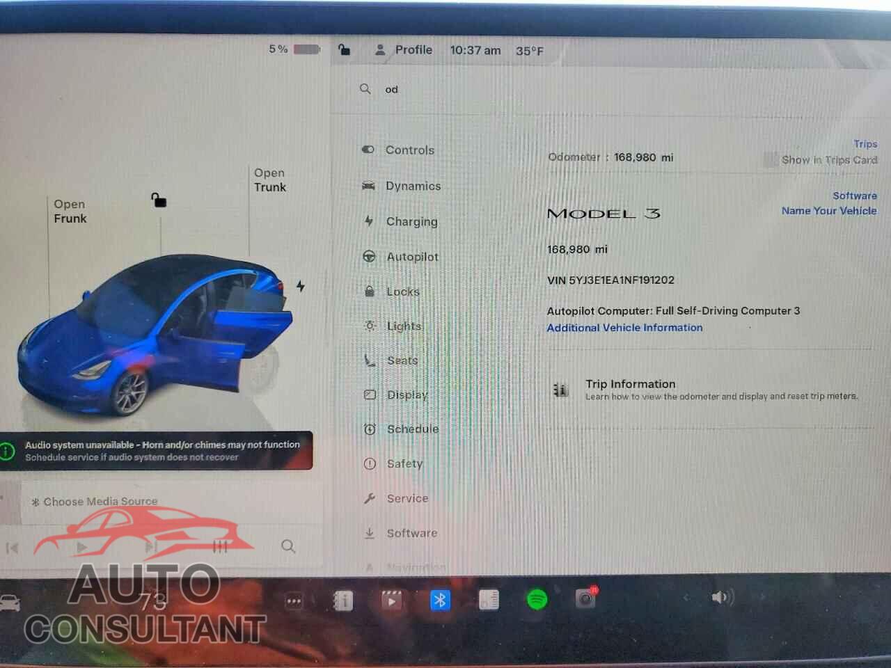 TESLA MODEL 3 2022 - 5YJ3E1EA1NF191202
