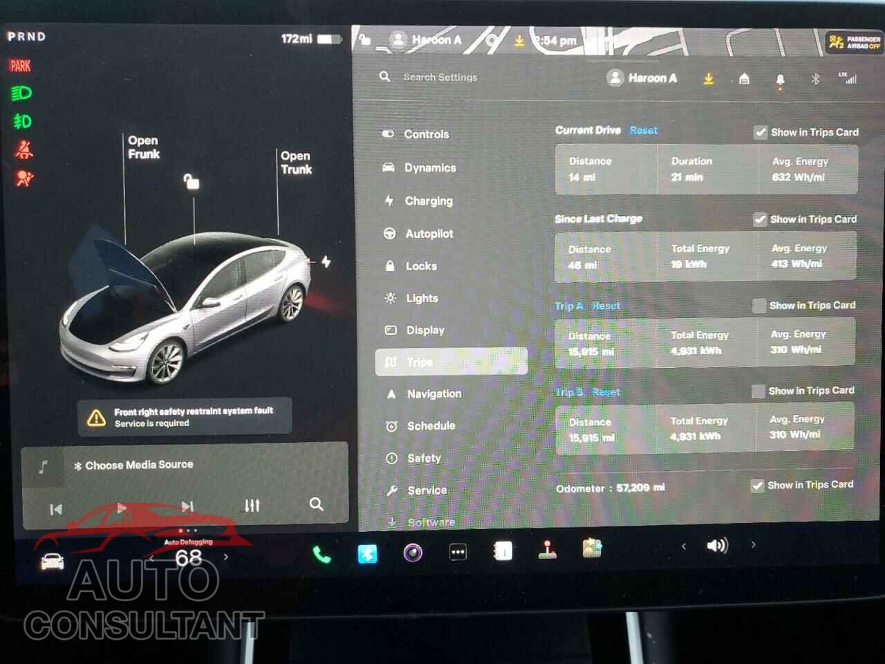 TESLA MODEL 3 2020 - 5YJ3E1EB0LF790954