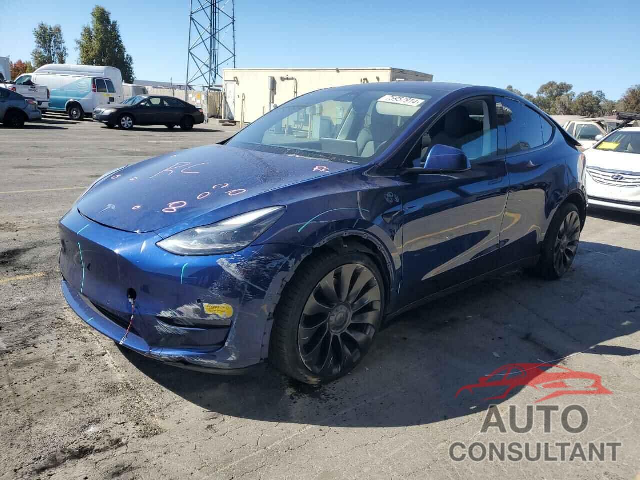 TESLA MODEL Y 2022 - 7SAYGDEF2NF345786