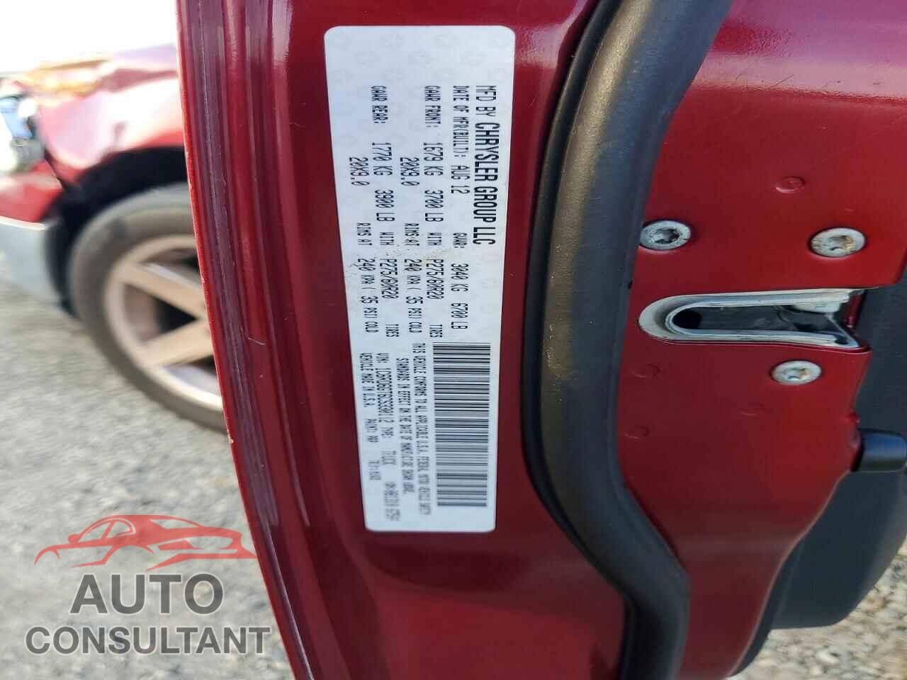 DODGE RAM 1500 2012 - 1C6RD6GT6CS330112