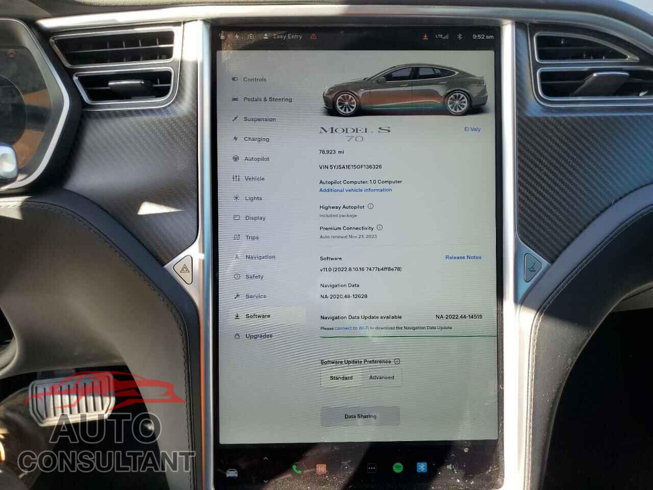 TESLA MODEL S 2016 - 5YJSA1E15GF136326