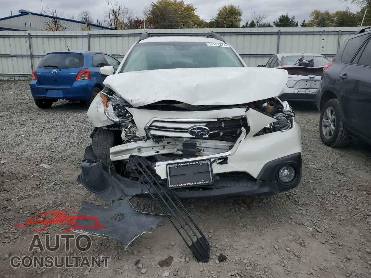 SUBARU OUTBACK 2017 - 4S4BSAFC4H3296012