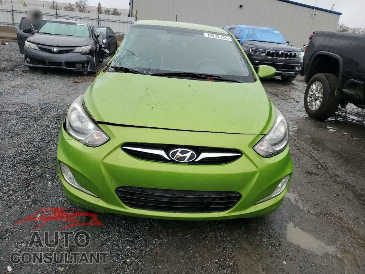 HYUNDAI ACCENT 2012 - KMHCU5AE9CU026985