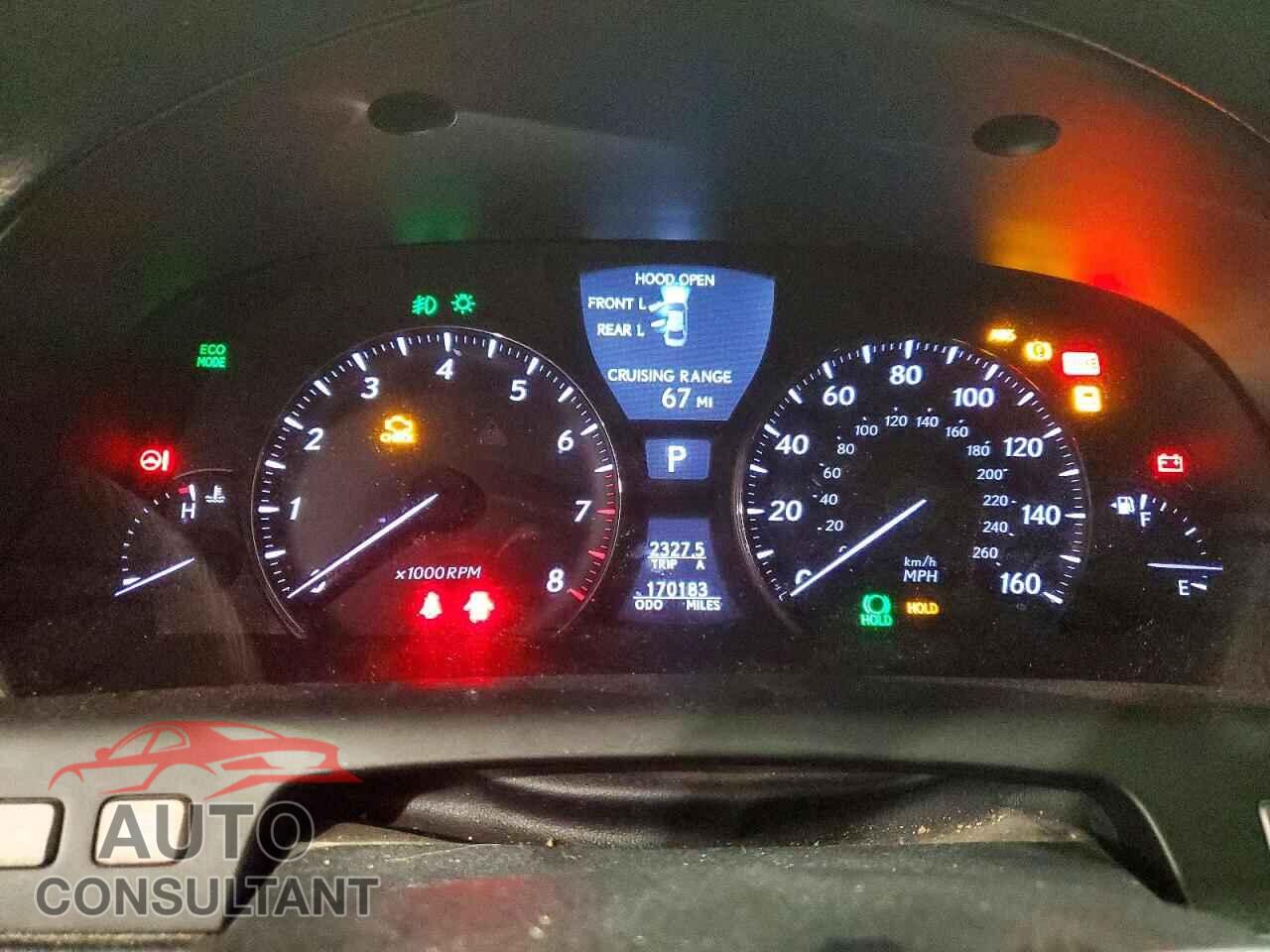 LEXUS LS500 2012 - JTHCL5EF8C5012711