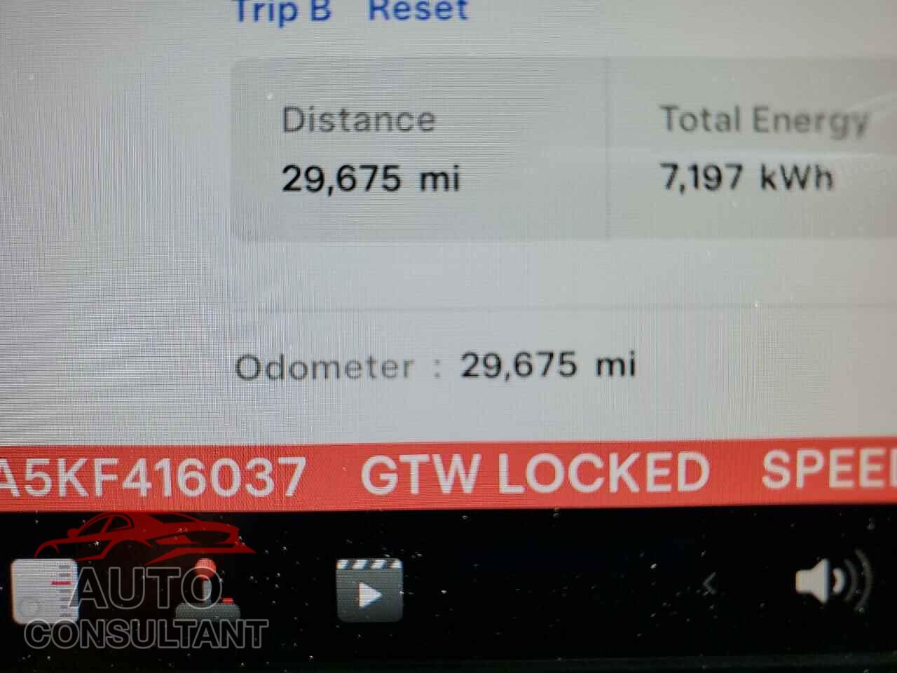 TESLA MODEL 3 2019 - 5YJ3E1EA5KF416037