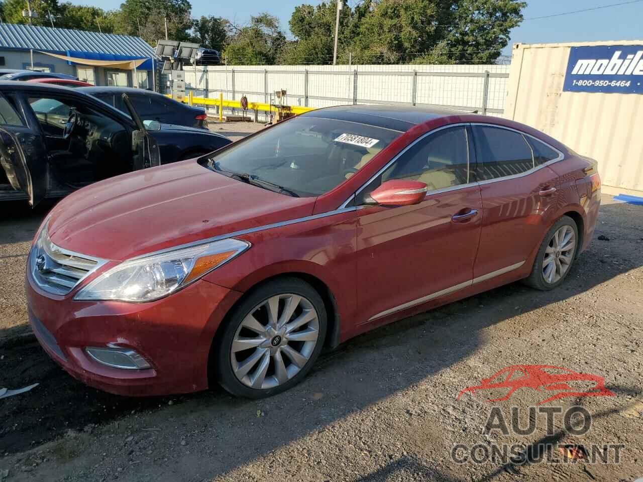 HYUNDAI AZERA 2013 - KMHFH4JG4DA206519