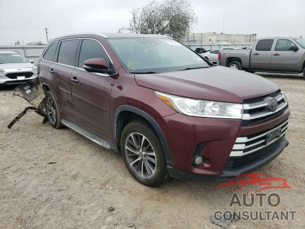 TOYOTA HIGHLANDER 2017 - 5TDKZRFH4HS187476