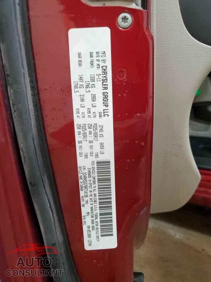 DODGE CARAVAN 2011 - 2D4RN5DG7BR710196