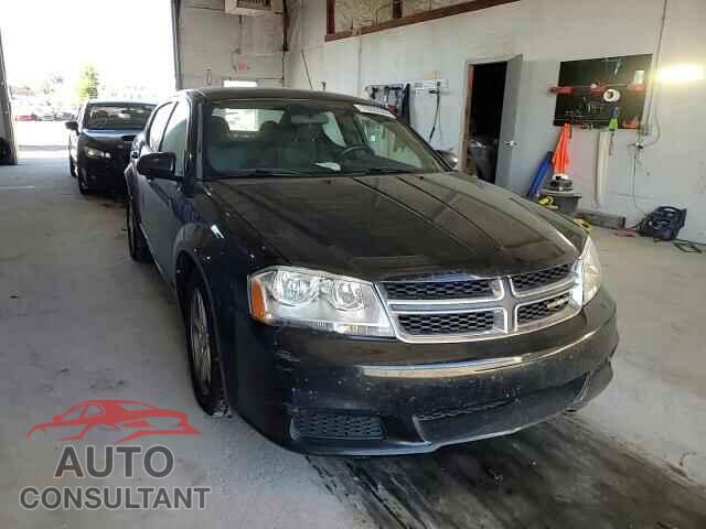 DODGE AVENGER 2012 - 1C3CDZCB1CN157020