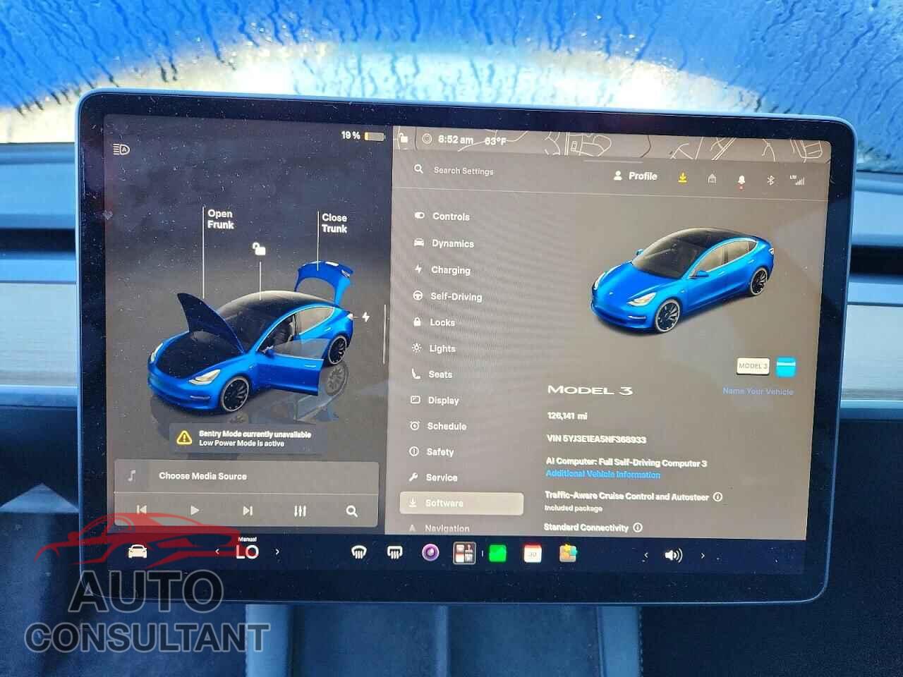 TESLA MODEL 3 2022 - 5YJ3E1EA5NF368933
