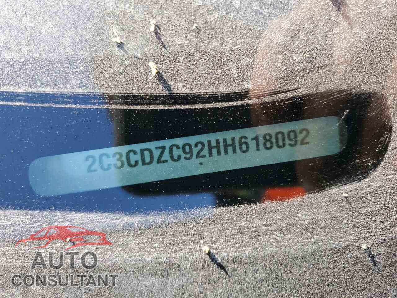 DODGE CHALLENGER 2017 - 2C3CDZC92HH618092