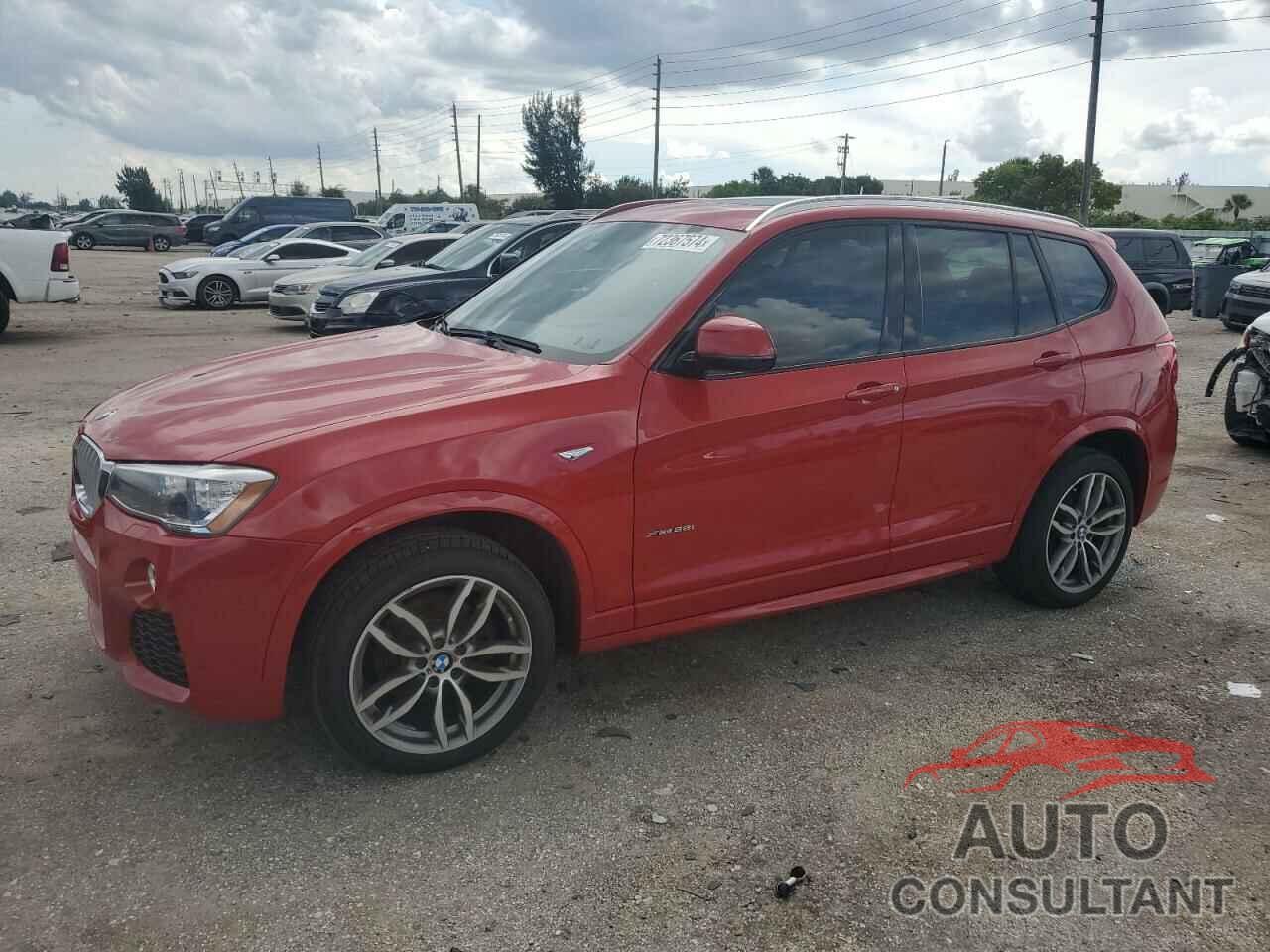 BMW X3 2016 - 5UXWX9C56G0D92866