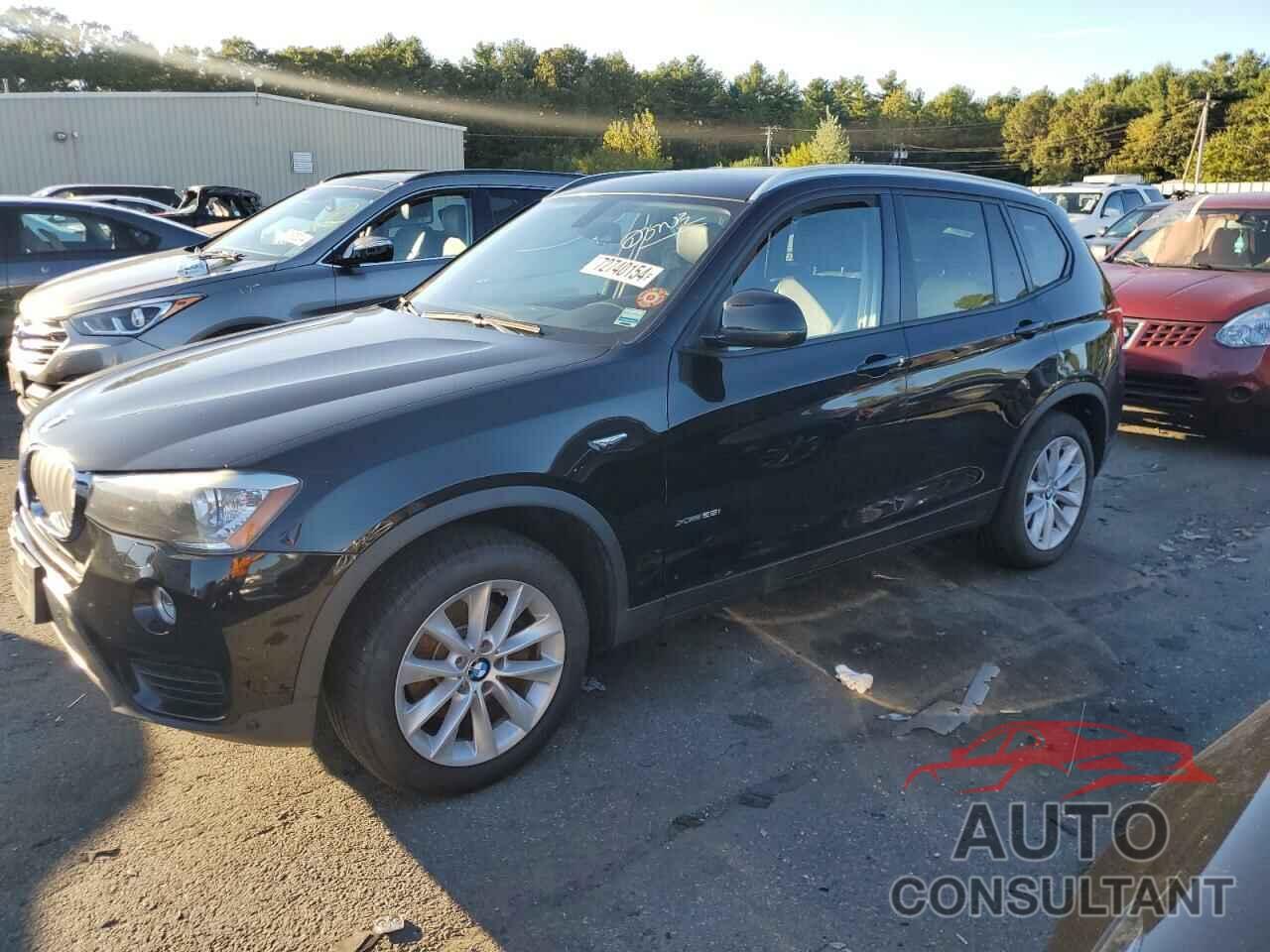 BMW X3 2016 - 5UXWX9C54G0D63415