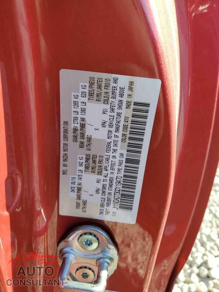 MAZDA MX5 2016 - JM1NDAD73G0119470