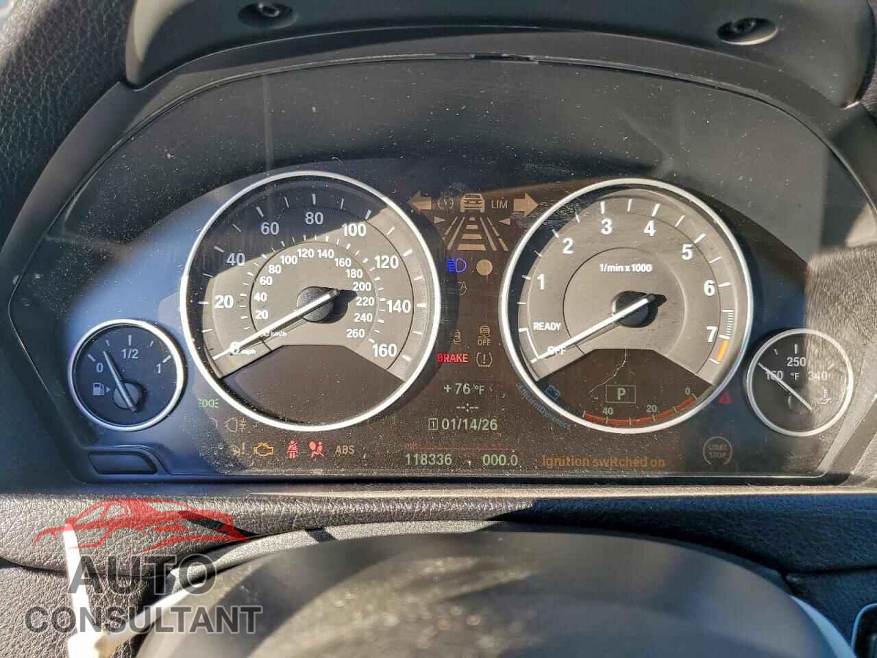 BMW 3 SERIES 2012 - WBA3C1C59CF434031