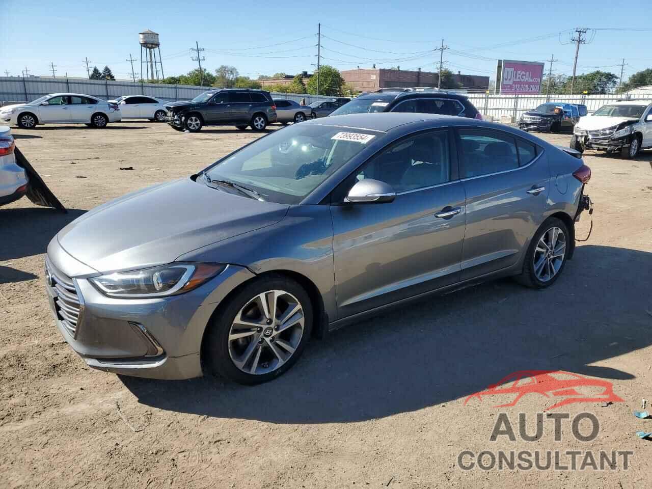 HYUNDAI ELANTRA 2017 - KMHD84LFXHU302493
