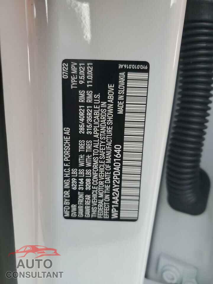 PORSCHE CAYENNE BA 2023 - WP1AA2AY2PDA01640