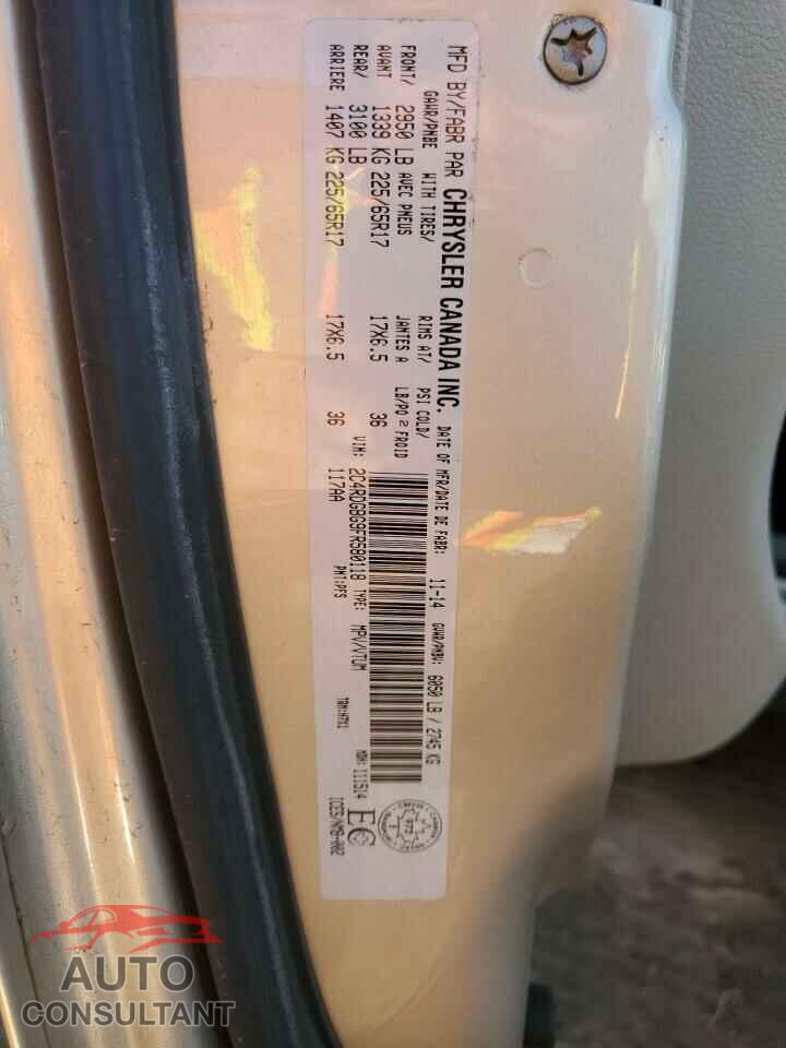 DODGE CARAVAN 2015 - 2C4RDGBG9FR580118